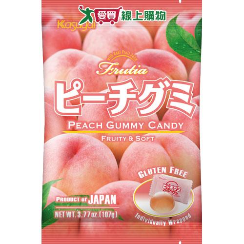 春日井果汁軟糖水蜜桃味107G【愛買】