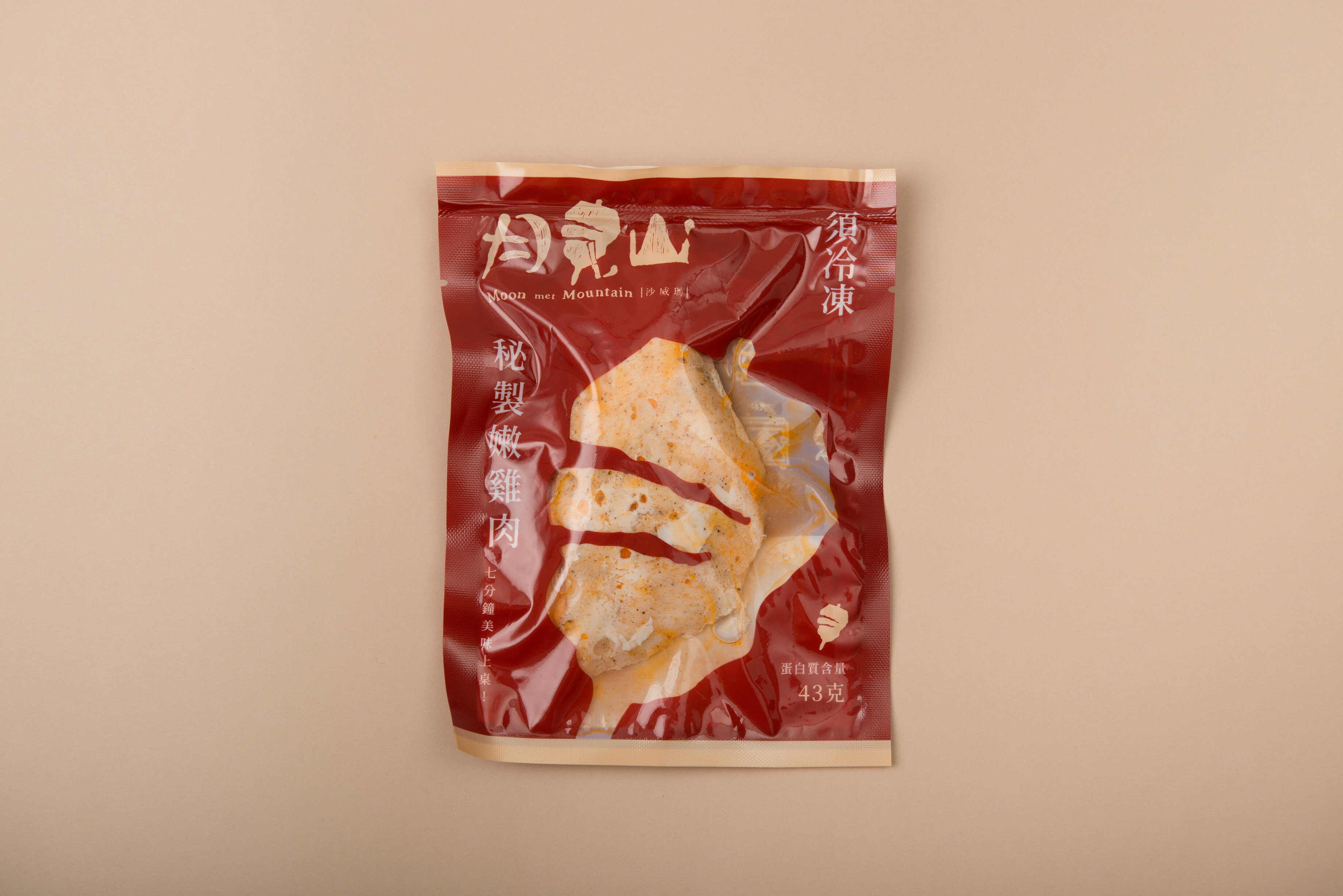 【月見山秘製雞肉】舒肥雞胸肉-紐奧良口味(大份量180g/包) 開袋即食 1