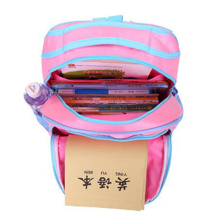 4色 國小3-6年級適用 高品質公主風 減負護脊護背 雙肩書包 國小書包 學生背包 減壓書包 3