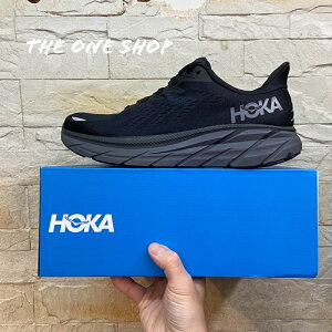 HOKA ONE ONE Clifton 8 路跑鞋 黑色 全黑 基本款 慢跑鞋 H01119393BBLC