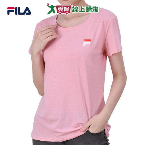 FILA 女涼爽柔滑短袖(M~XL)2色選擇 女內衣 內搭 外穿 涼爽速乾 上衣【愛買】