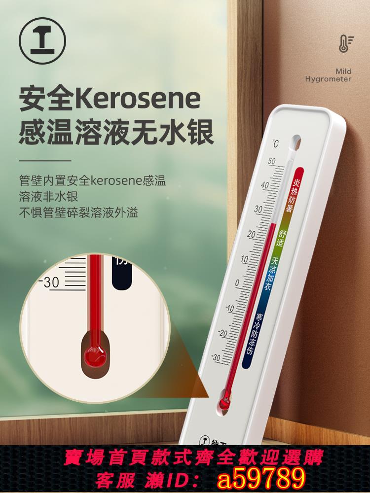 【臺灣公司 可打統編】綠林溫度計家用室內精準壁掛式嬰兒房冰箱氣溫計室溫幹溫濕度計表