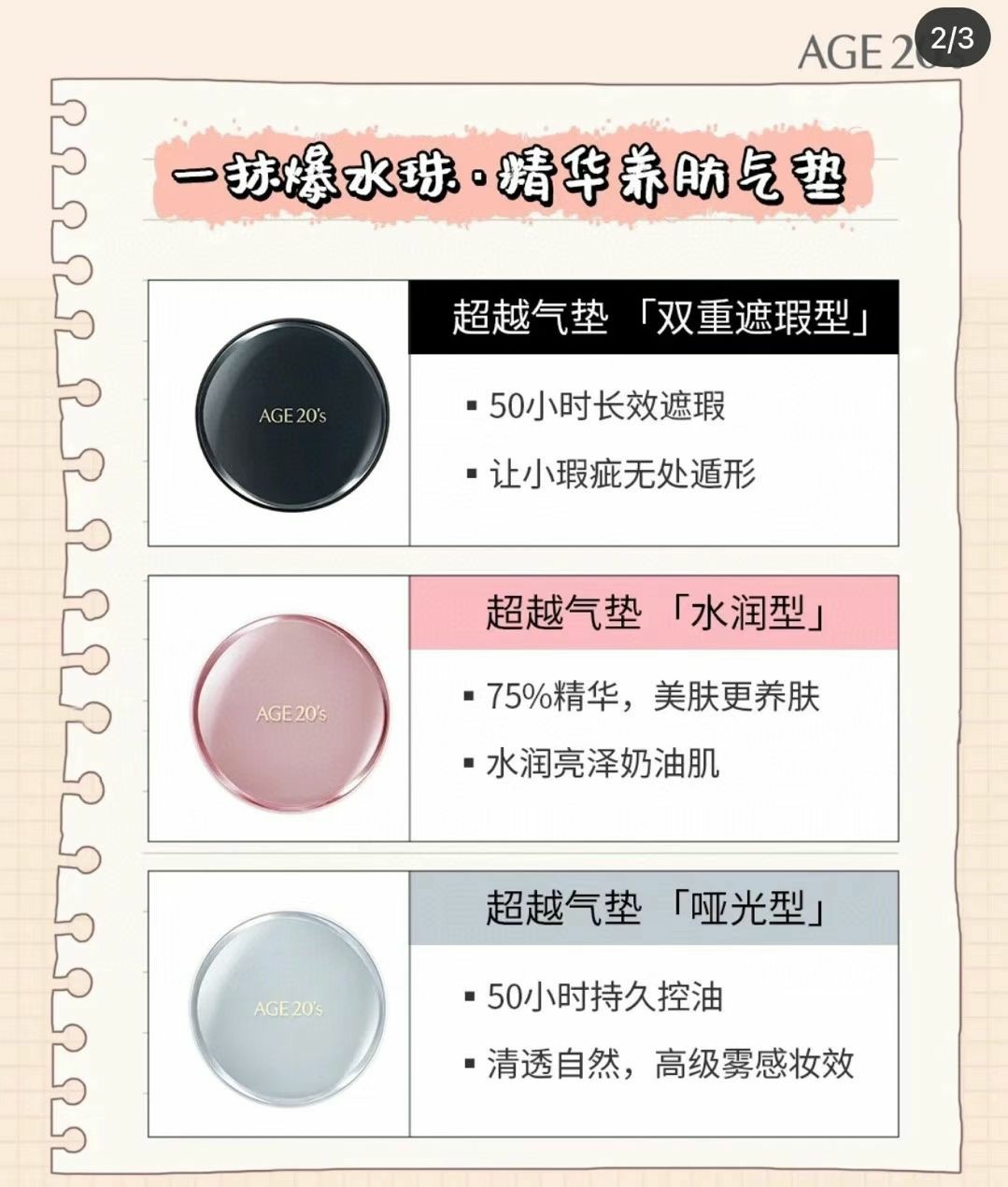 韓國 AGE20's 愛敬 2022新款水光精華氣墊粉餅14g*2 [FIFI SHOP] 4