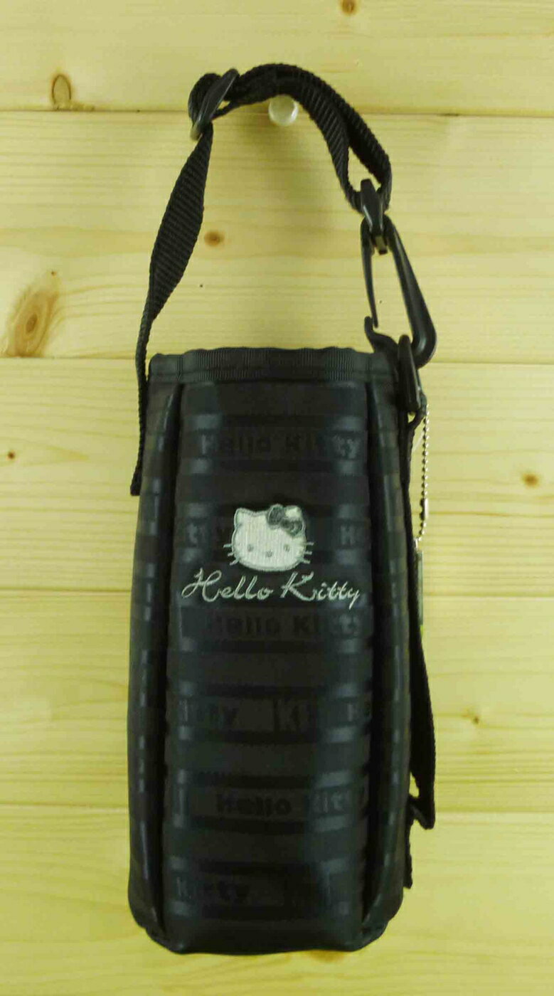 【震撼精品百貨】Hello Kitty 水壺袋-黑色款【共1款】 震撼日式精品百貨