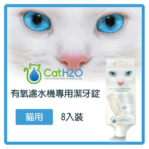 Dog&Cat H2O 有氧濾水機專用潔牙錠-貓用-8入裝(DC-05) 可超取 (L313B01)