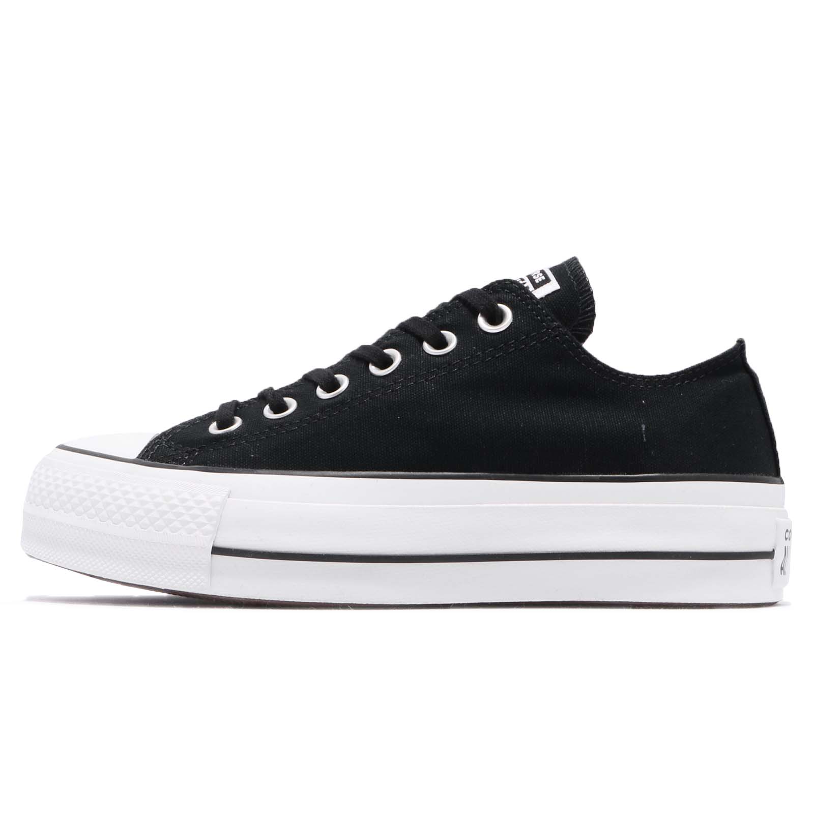 Converse 帆布鞋 Chuck Taylor All Star Lift 女鞋 厚底 增高 黑 休閒鞋 560250C