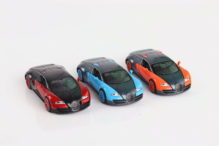 美琪 汽車模型 1:32聲光bugatti veyron布加迪威龍合金玩具車 可開門熱賣款汽車模型