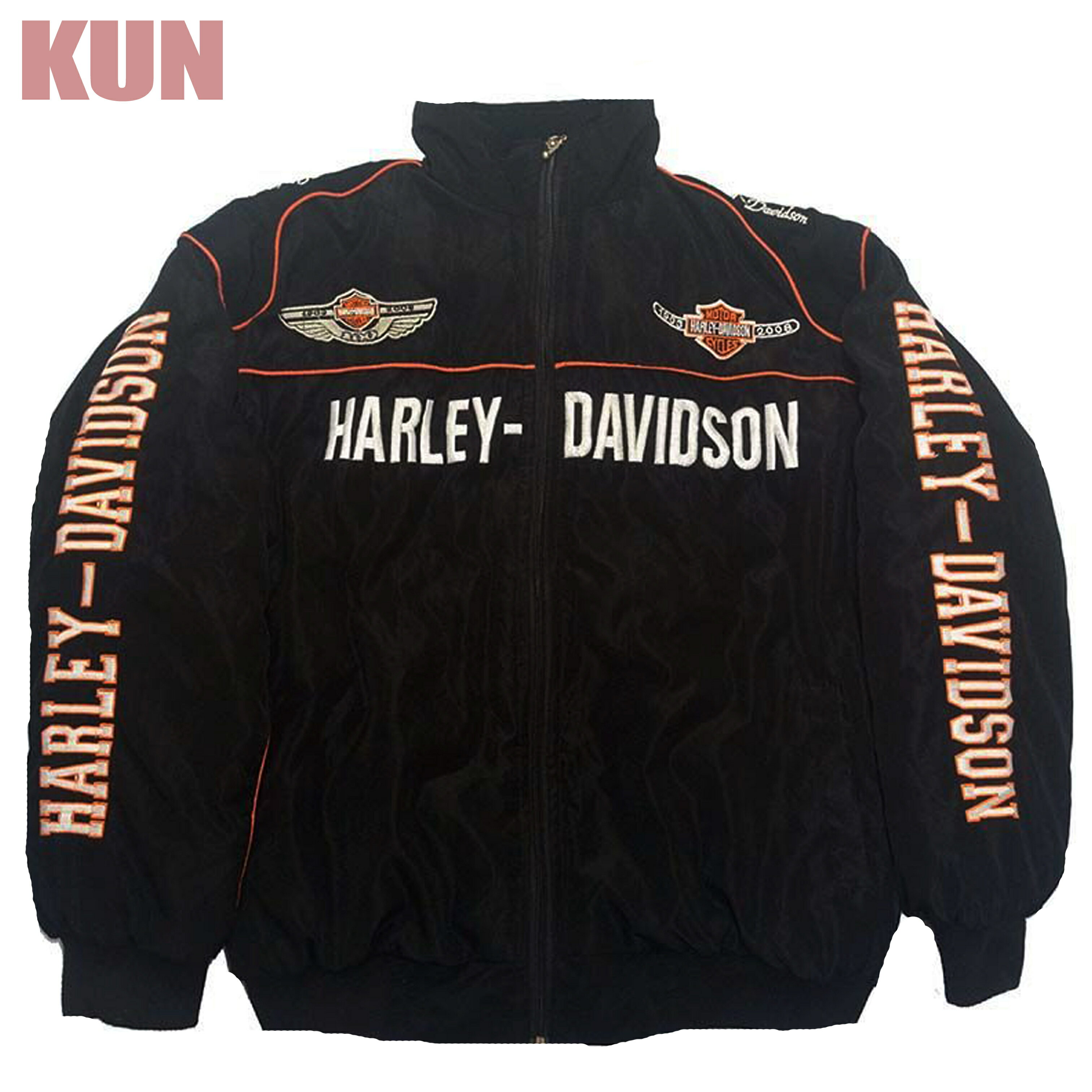 【現貨】F1賽車服哈雷機車服摩托車騎行服夾克外套刺繡棉衣保暖美式棉服【北歐家居生活】