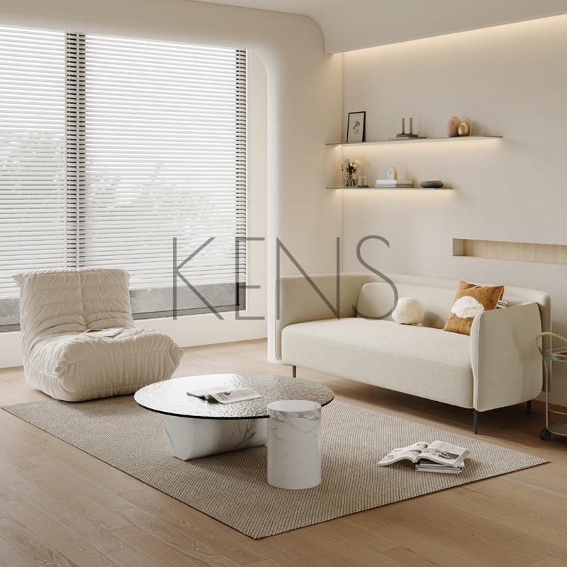 【KENS】沙發 沙發椅 三人沙發北歐小戶型客廳家具布藝簡約現代公寓臥室輕奢小沙發雙人