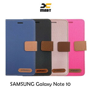 XMART SAMSUNG Galaxy Note 10 斜紋休閒皮套