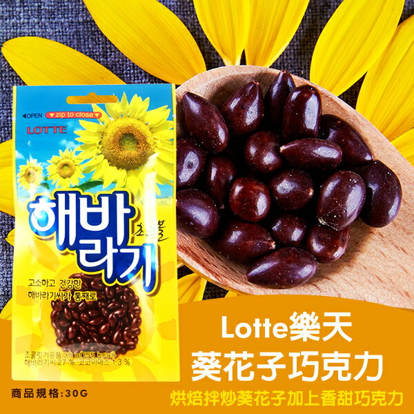 韓國lotte 樂天葵花子巧克力 幸福泉平價美妝 Rakuten樂天市場