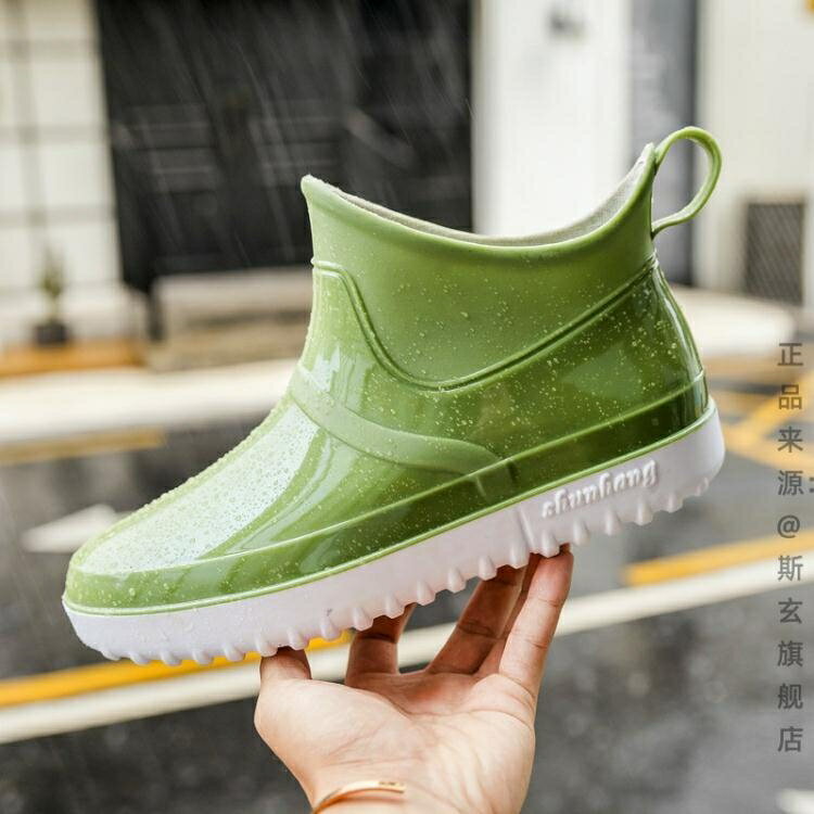 雨鞋 雨鞋男短筒低筒雨靴水鞋膠鞋男士歐美風套鞋防水防滑春夏輕便時尚