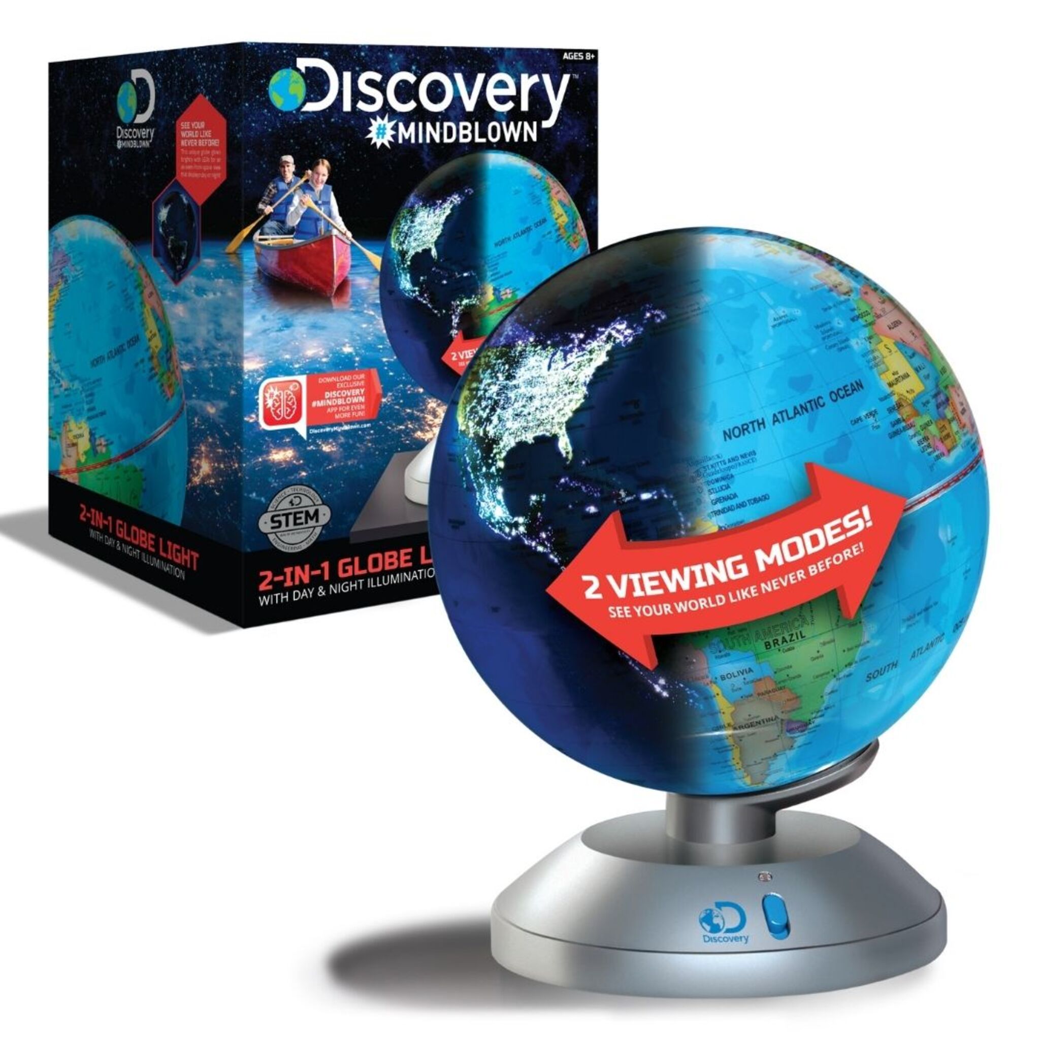 《 Discovery 》 城市閃耀日夜雙模式地球儀 東喬精品百貨