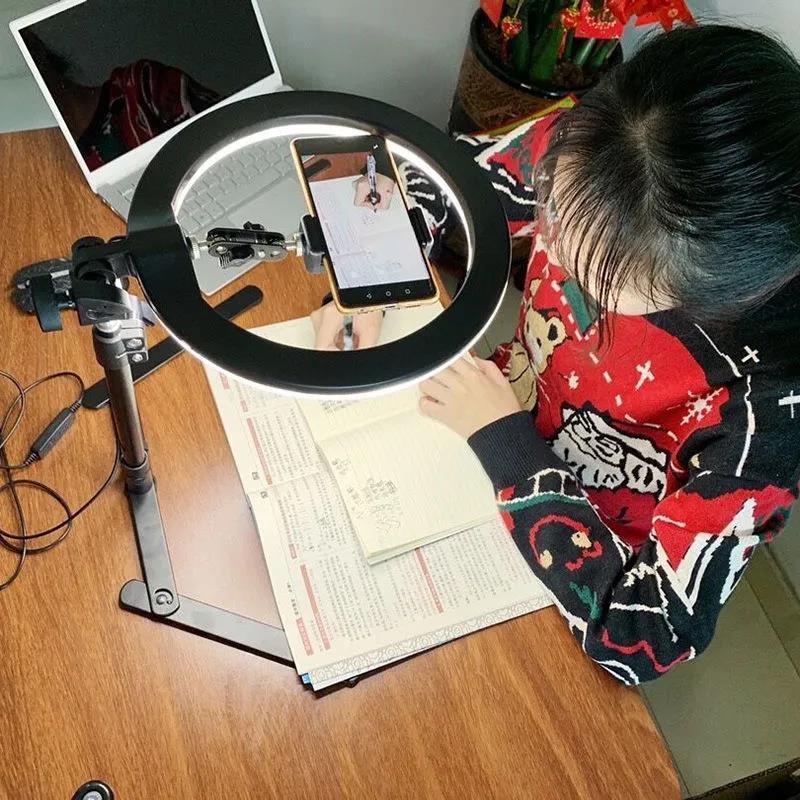 俯拍支架 桌面補光燈平俯直播開箱美食博主書法教學拍攝神器 支架 全館免運