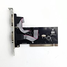 PCI 轉 RS232 2埠 擴充卡 2port com1 com2 RS232 win10 Win8 win7 xp