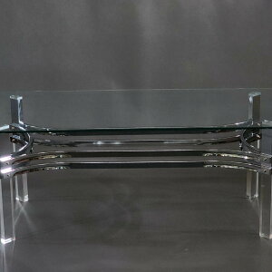 【貝瑞精品館】洋風 強化玻璃 咖啡長桌 (長119 x 寬58 x 高45cm)