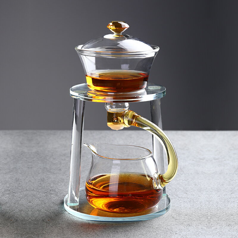 玻璃自動茶具套裝家用感應泡茶壺功夫茶杯高檔辦公室懶人泡茶神器 6