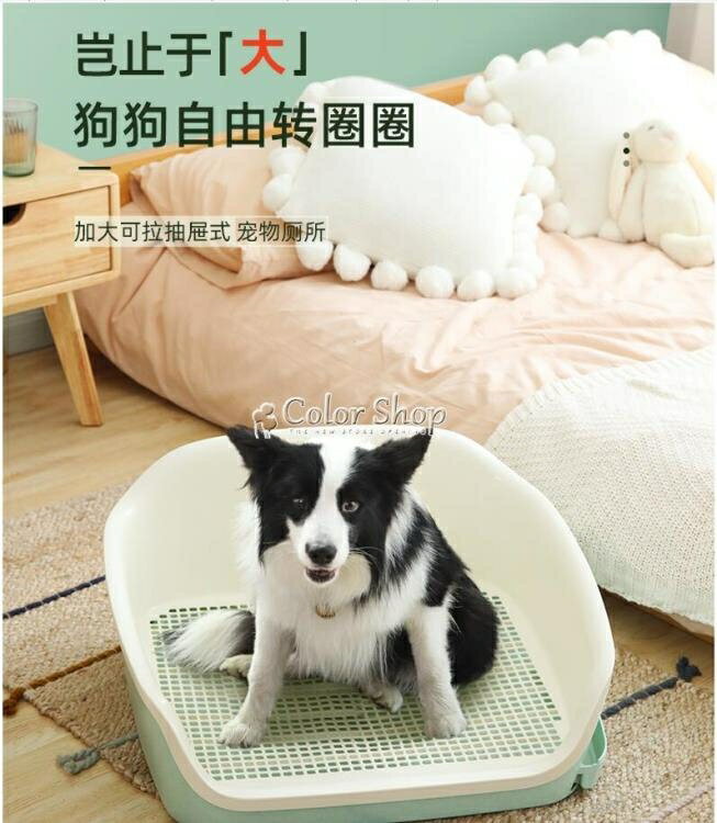 寵物狗廁所大號大型犬狗屎盆室內防踩屎泰迪金毛狗尿盆小型犬用品