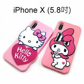 三麗鷗鏡子系列保護殼 iPhone X / Xs (5.8吋) 化粧鏡 Hello Kitty 美樂蒂 【三麗鷗正版】