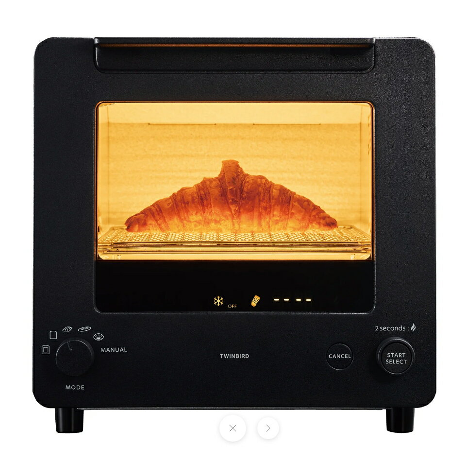 日本代購 2023新款 TWINBIRD 雙鳥牌 TS-D486B 烤麵包機 小烤箱 自動模式 120~260℃ 30分定時