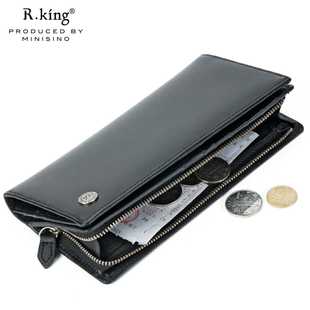 清貨R.king品仕長款錢包男大容量半拉鏈手包二折銀包頭層牛皮夾子| 協貿國際日用品生活12館| 樂天市場Rakuten