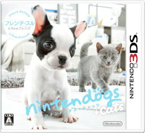 [保護級] 3DS 任天狗狗 ＋ 貓貓 法國鬥牛犬與新伙伴 中文版