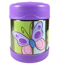 THERMOS 膳魔師 不銹鋼真空食物罐-蝴蝶篇 (F3002BF6) 300ml