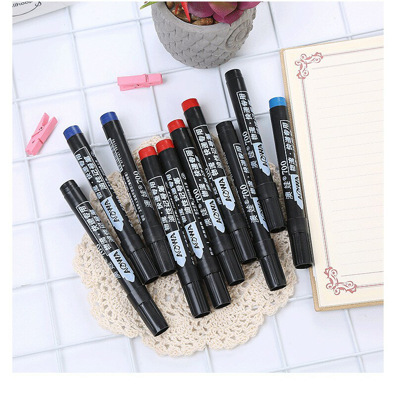 油性奇異筆【E012】台灣出貨 居家  油性筆 記號筆 簽字筆 大頭筆 馬克筆 畫板 文具 油性奇異筆 5