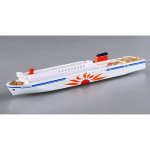 大賀屋 日貨 129 SUNFLOWER 渡輪 tomica 多美小汽車 汽車 車子 玩具 正版 L00011349