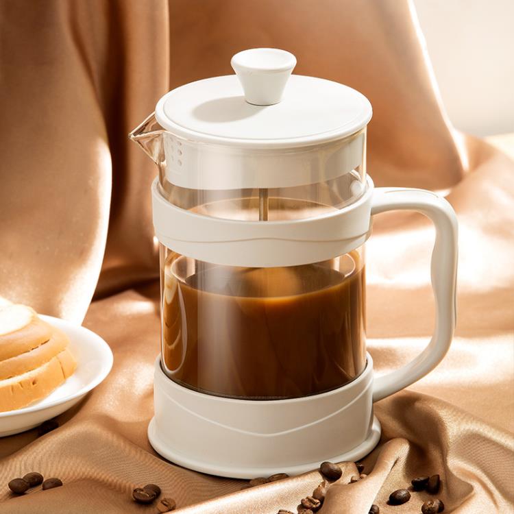 咖啡壺 法壓壺咖啡壺不銹鋼咖啡壺家用法式沖茶器 咖啡濾壓壺 玻璃過濾杯