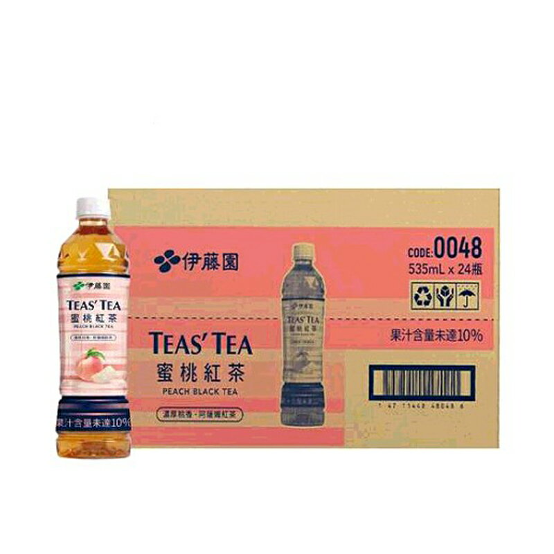 [COSCO代購4] W125248 Ito-En 伊藤園 蜜桃紅茶 535毫升 X 24瓶