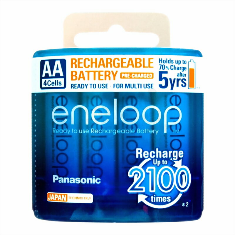 PANASONIC ENELOOP 平行輸入 3號充電電池 4入 1900MAH 可回充2100次【台中恐龍電玩】