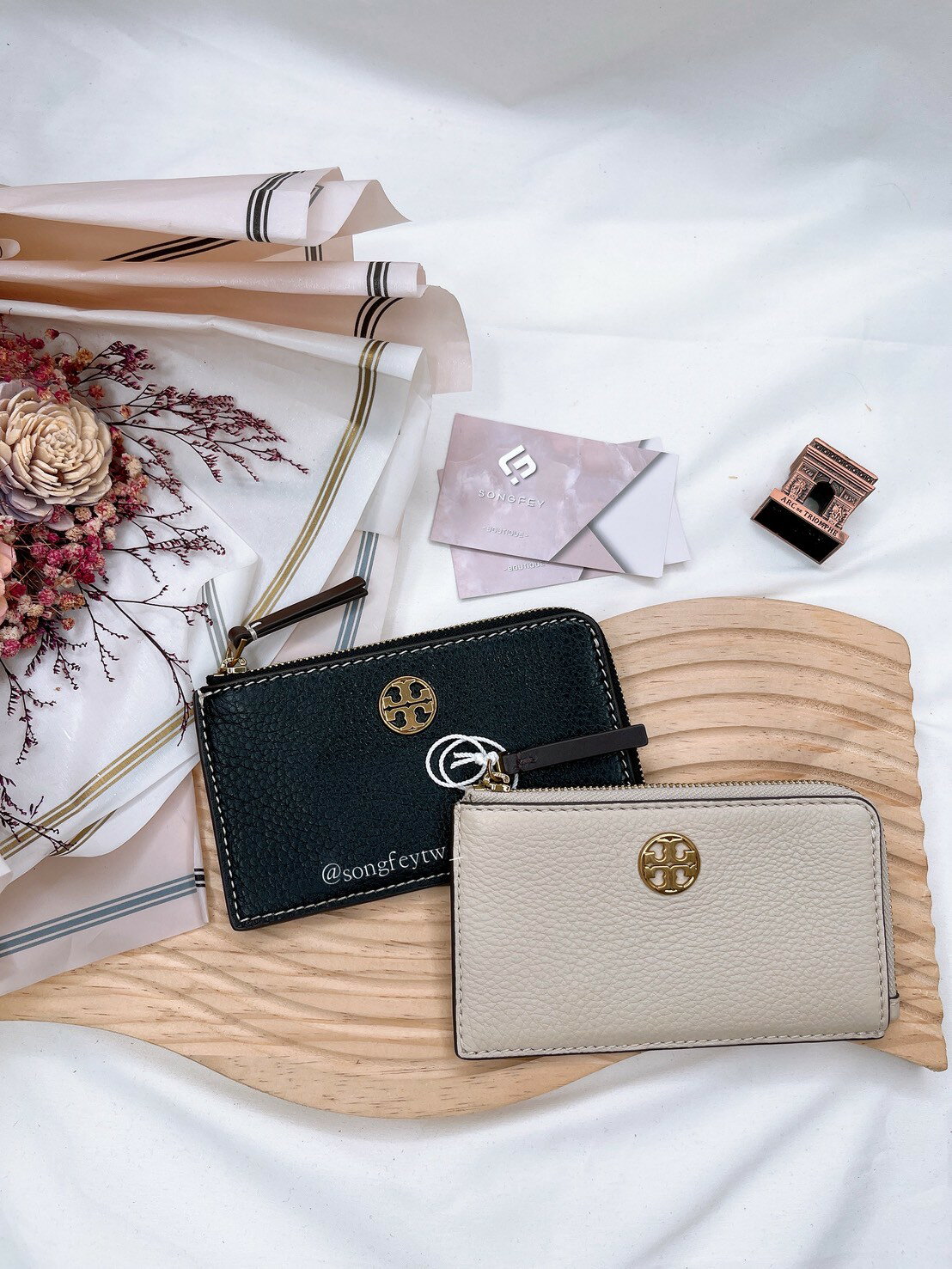 美國代購🇺🇸台灣現貨 Tory Burch TB FELIX 卡夾零錢包
