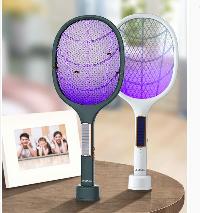 居家家超強力電蚊拍滅蚊燈二合一家用充電式鋰電池蚊子蒼蠅拍神器 雙11全館免運