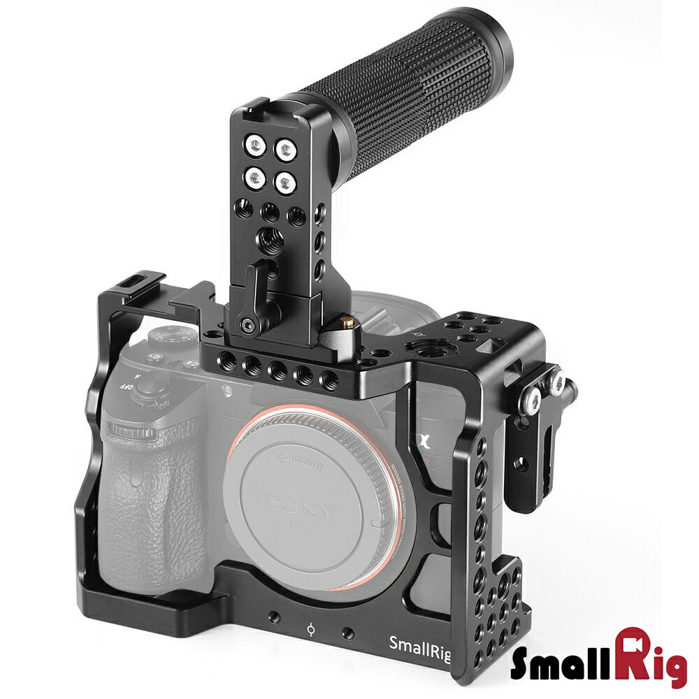 限時★.. SmallRig 2096 Cage 鋁合金提籠套組 Kit for Sony A7R3 兔籠 手持 錄影用支架 Arca-Swiss 公司貨 SMR2096B【夏日限時 全館點數5倍送】