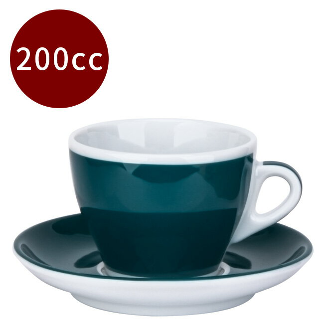 金時代書香咖啡 ANCAP Millecolori 卡布杯 200cc 單客 綠色 HG9361