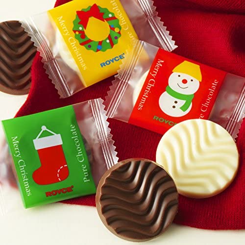 日本北海道Royce巧克力片禮盒組聖誕樹吊燈圓形吊飾旋轉木馬鐵盒收納盒糖果罐2020聖誕節限定-現貨 3