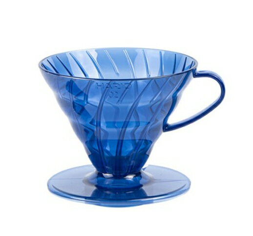 金時代書香咖啡 HARIO V60 普魯士藍02樹脂濾杯 VD-02-TBU-TW