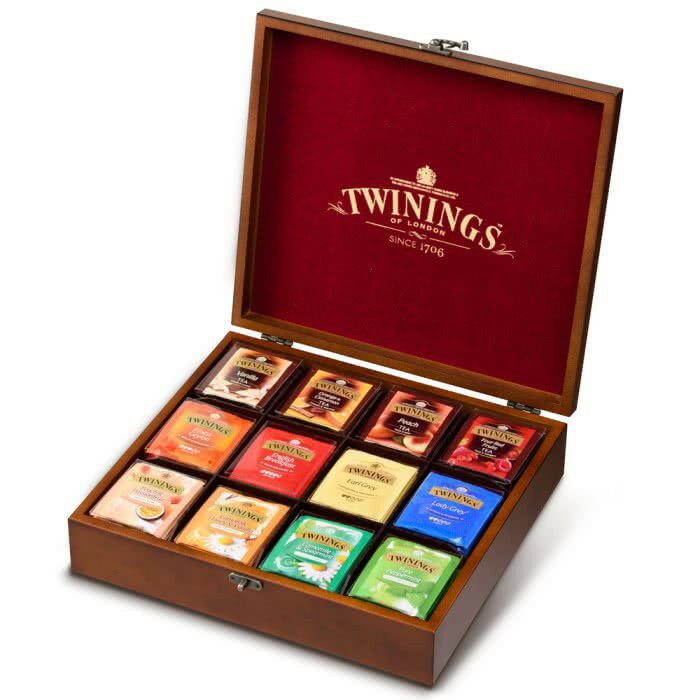 Twinings唐寧茶經典皇家禮盒12格(96入茶袋)(附提袋)