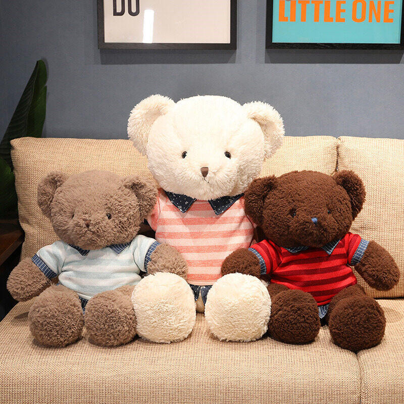 針織毛衣泰迪熊公仔毛絨玩具小熊抱枕布娃娃婚慶禮品禮物