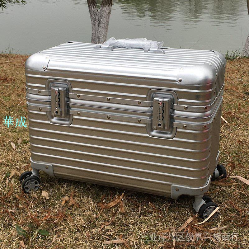 行李箱女男旅行攝影拉桿箱萬向輪相機登機箱金屬機長箱 6