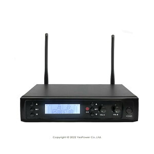 WL-300 Yespower 雙頻道無線麥克風 200頻道選擇/高傳真/抗干擾設計/長距接收/防囂叫/去除雜音/雙天線