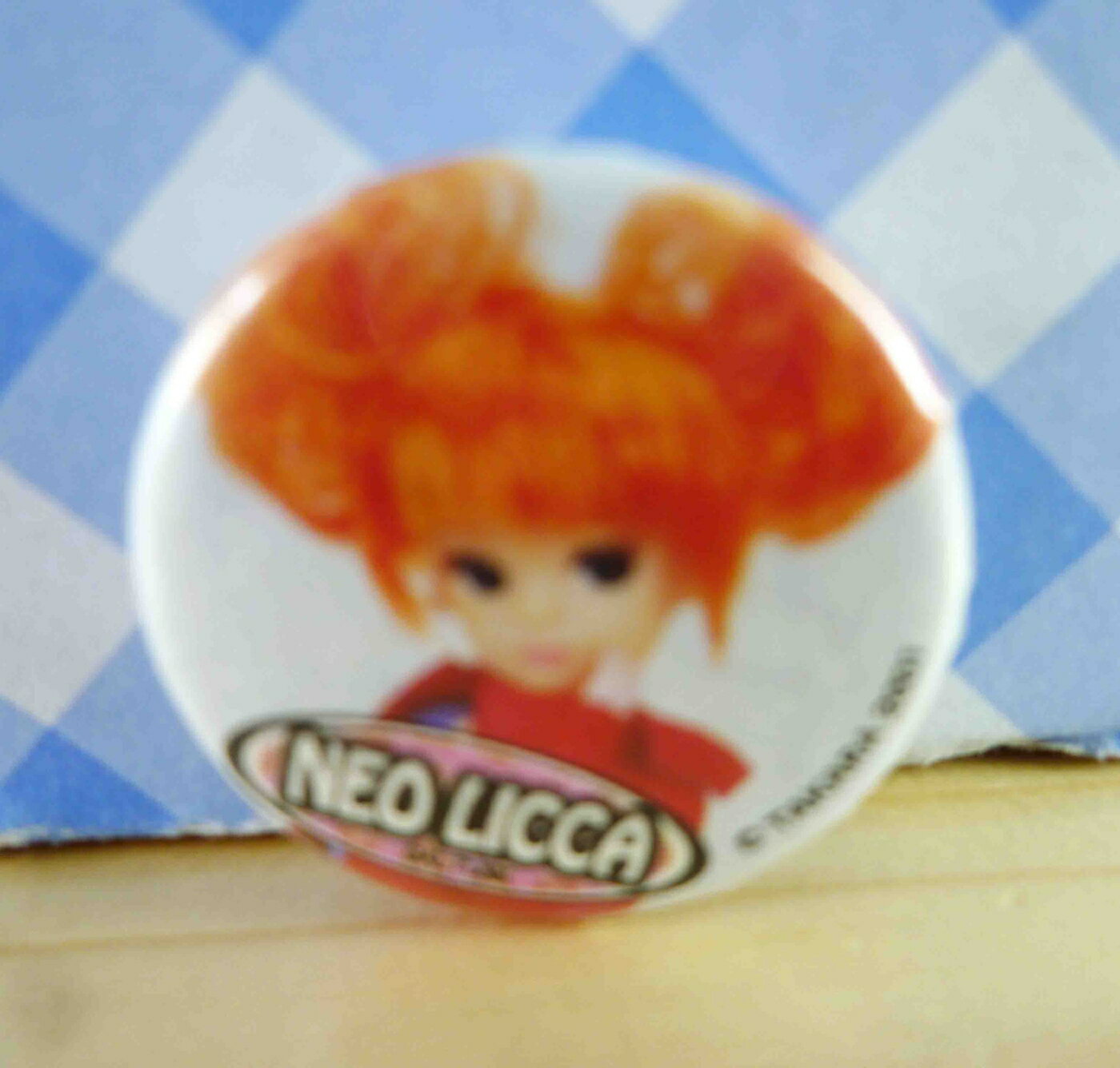 【震撼精品百貨】NEO LICCA麗卡 別針/胸針-橘綁髮 震撼日式精品百貨
