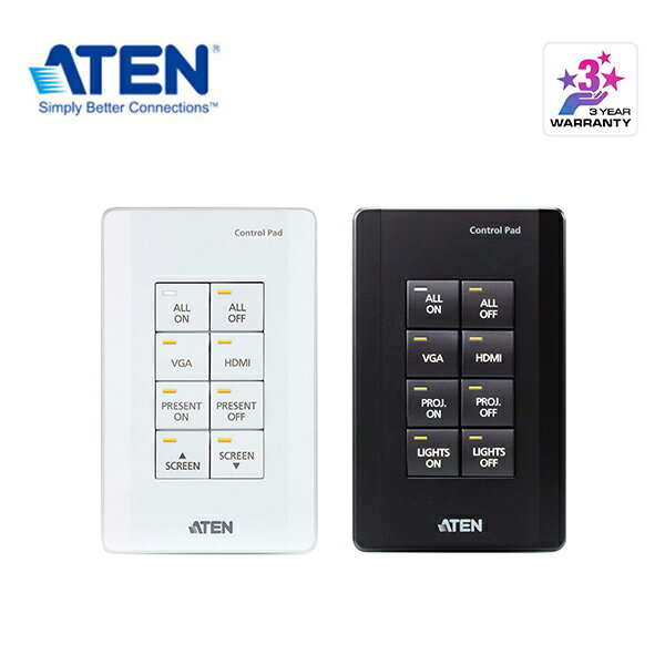 【預購】ATEN VK0100 環控系統 - 8 鍵式按鍵主機 (美規, 1 Gang)