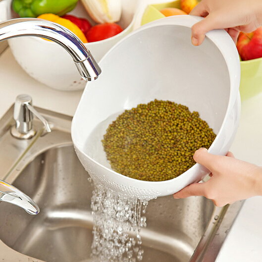 洗菜籃子塑料瀝水籃廚房淘米洗菜盆創意家用客廳創意水果盤