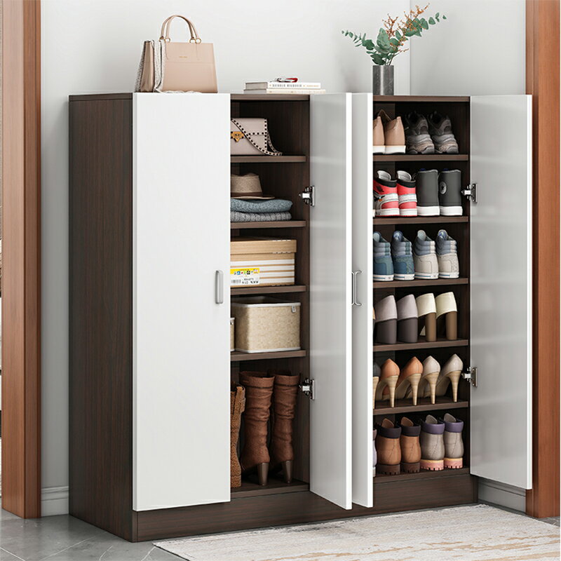 入戶門鞋柜家用大容量現代簡易收納門口陽臺北歐小戶型鞋架儲物柜