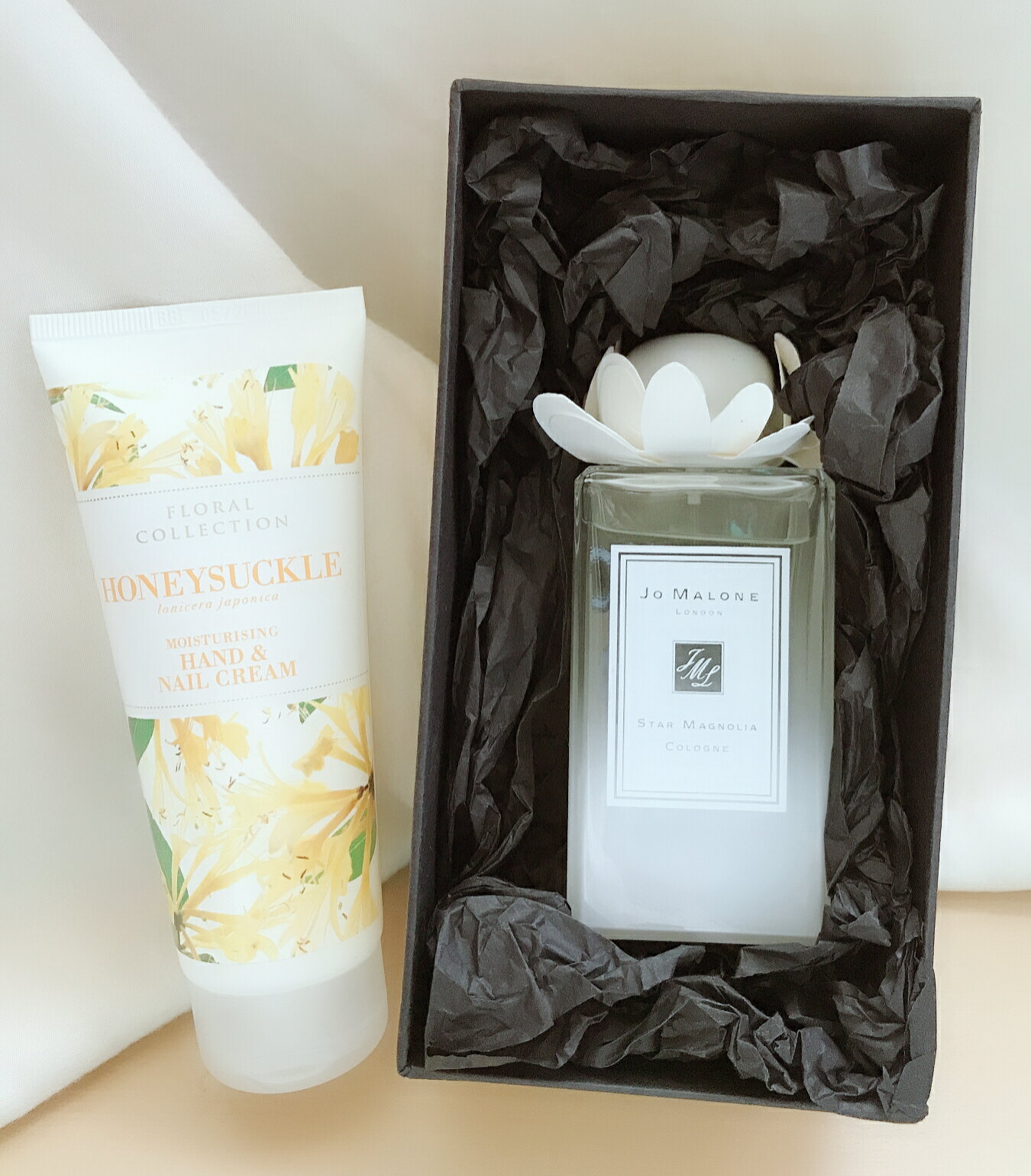 *Realhome* 英國夢幻香水名牌 Jo Malone 白色星木蘭100ML+忍冬護手禮組