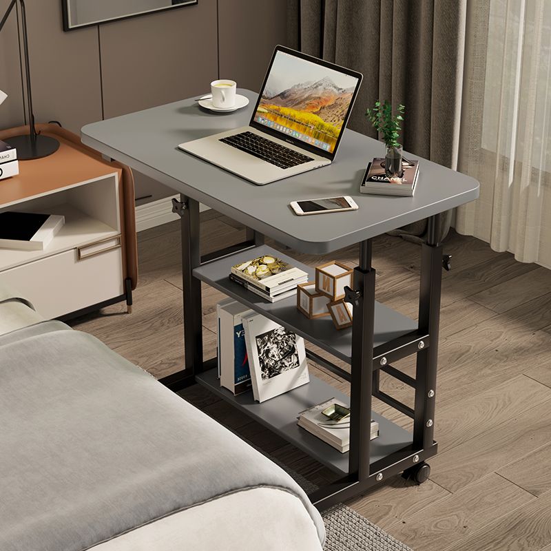 簡易電腦桌臺式可移動床邊桌升降桌子家用臥室宿舍書桌學生寫字桌