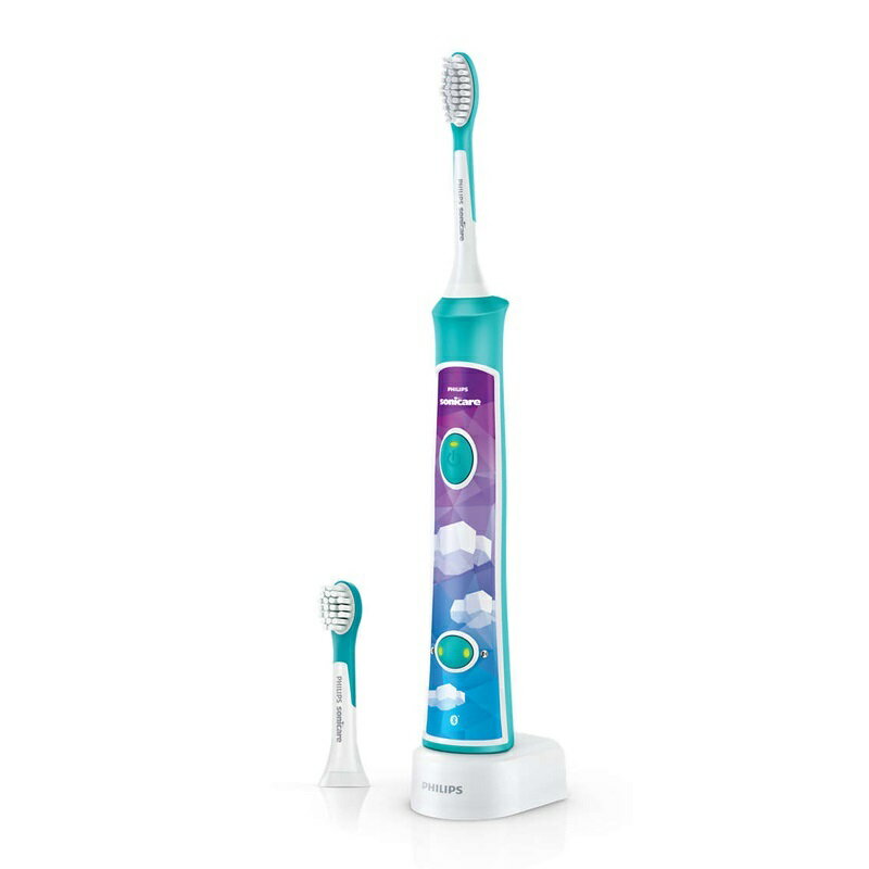 【贈原廠刷頭四個 共4+2=6個】PHILIPS 飛利浦 Sonicare 兒童音波震動電動牙刷 HX6322 1