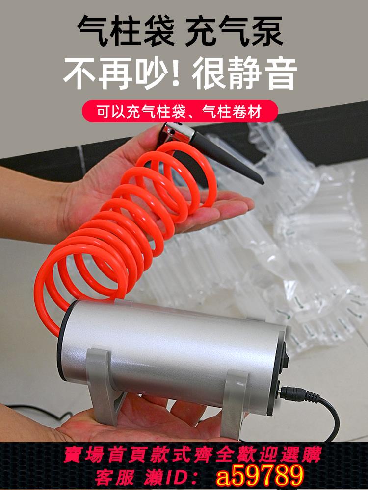 【臺灣公司 可打統編】氣柱袋電動充氣泵氣泡柱充氣機游泳圈氣泡膜220v打氣泵12v充氣筒